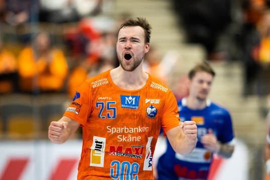 IFK Kristianstads Ludvig Åström jublar