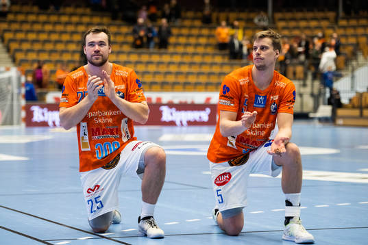 IFK Kristianstads Ludvig Åström och Hampus Henningsson
