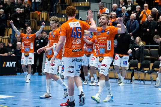 IFK Kristianstads Anton Halen jublar