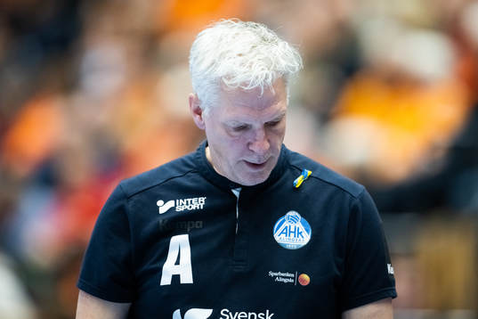 Alingsås tränare Mikael Franzen deppar