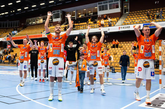 IFK Kristianstads spelare jublar