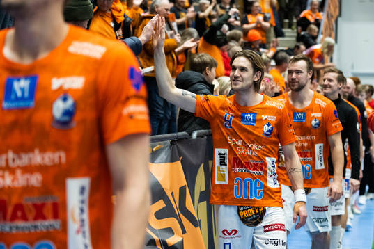 IFK Kristianstads Matias Jepsen jublar