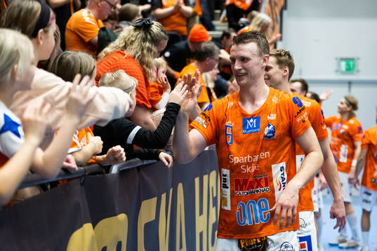 IFK Kristianstads Philip Henningsson jublar