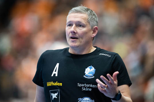 uIFK Kristianstads tränare Stian Tönnesen nder