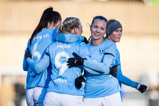 Malmö FFs Madeleine Hejde jublar