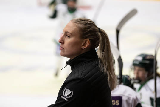 Färjestads Huvudtränare Silje Holös