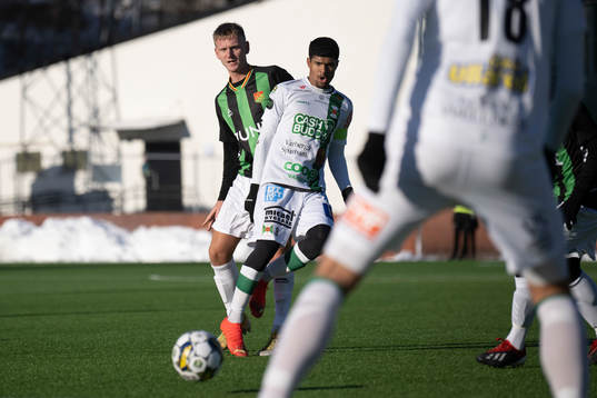 GAIS Joackim Åberg och Varbergs Luke Le Roux