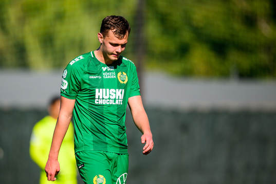 Casper Eklund looks dejected