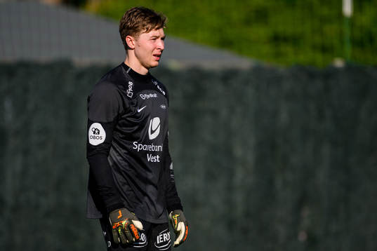 Goalkeeper Mathias Dyngeland of Brann