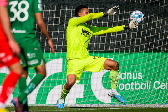 Goalkeeper Oliver Dovin of Hammarby
