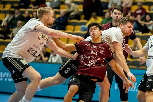OV Helsingborgs Mattias Thynell och Jonathan Wilthorn ikamp