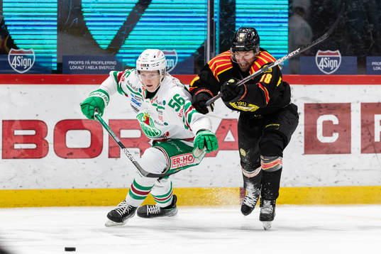 Rögles Adam Engström och Brynäs Anton Rödin