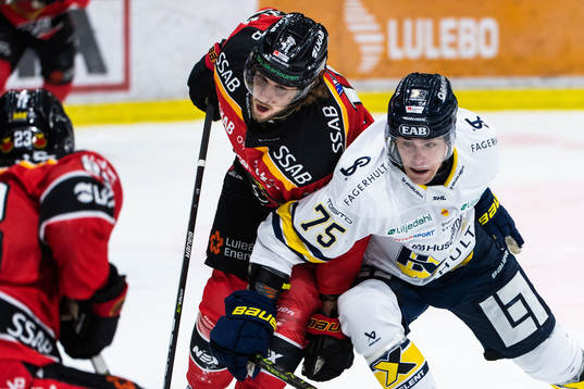 Luleås Mario Kempe och HV71s Radan Lenc