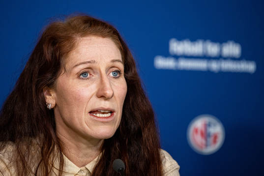 Lise Klaveness, president of the Norwegian Football