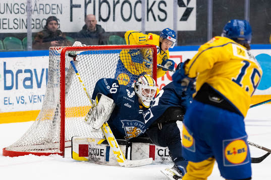 Golkeeper Niklas Kokko of Finland