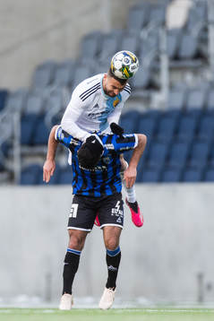 Djurgårdens Carlos Moros Gracia och Sirius Tashreeq
