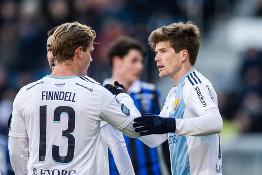 Djurgårdens Oliver Berg jublar