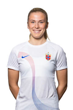 Emilie Nautnes of the Norwegian women's national football