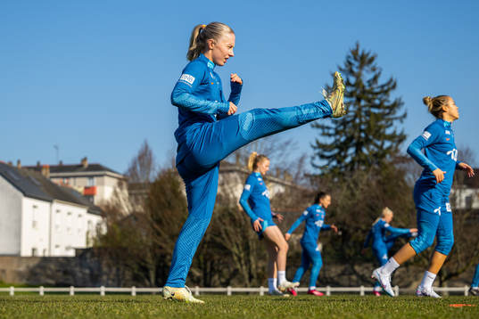Thea Bjelde of the Norwegian women's national football team