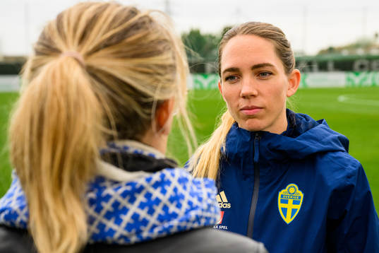 Elin Rubensson of the Swedish women's national football