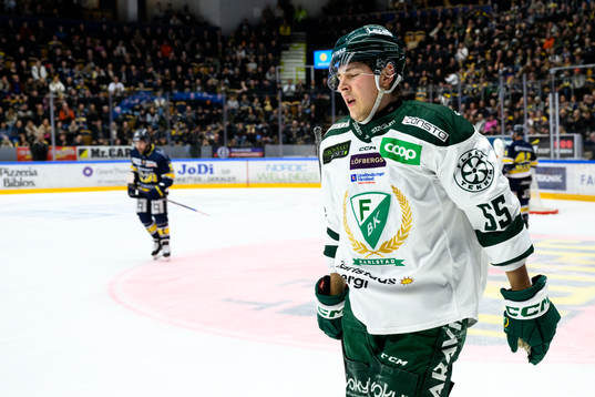Färjestads Max Lindroth deppar