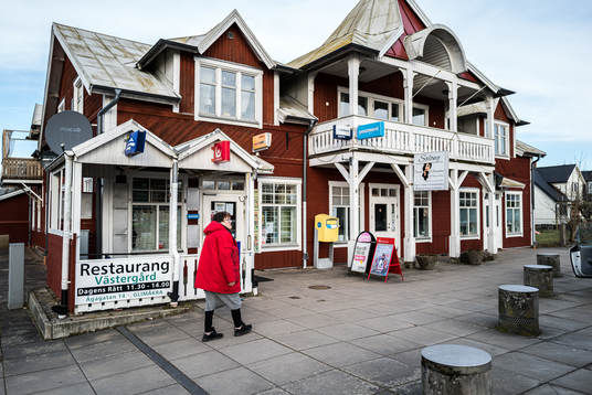 Centrum av Glimåkra innan ishockeymatchen i AllTrean