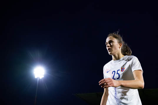 Emma Stølen Godø of Norway at half-time