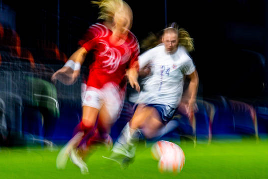 Sofie Svava of Denmark and Emilie Nautnes of Norway