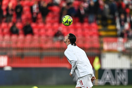 Zlatan Ibrahimovic of AC Milan