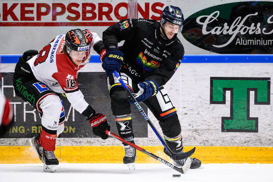 Örebros Rodrigo Abols och HV71s Sam Vigneault