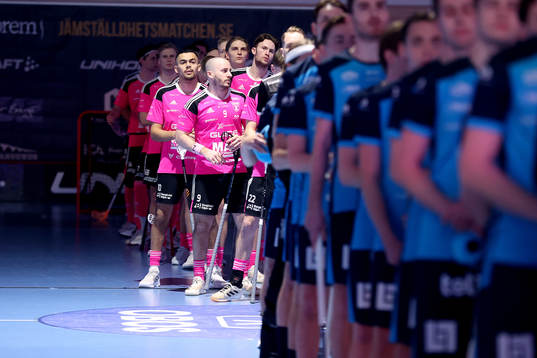 Innan innebandymatchen i Svenska Cupen i herrarnas Final