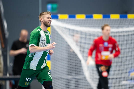 Hammarbys Oliver Wingmark jublar