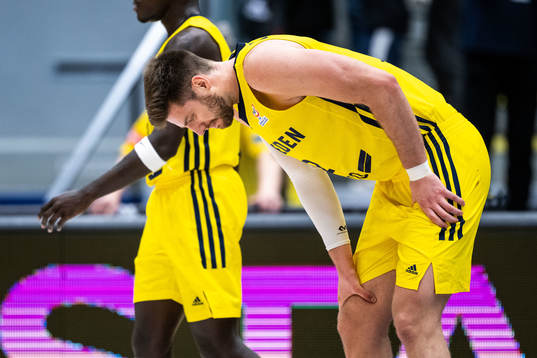 Adam Ramstedt of Sweden in pain