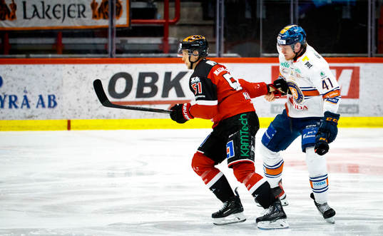 Örebros Kristian Näkyvä och Växjös Ludvig Nilsson