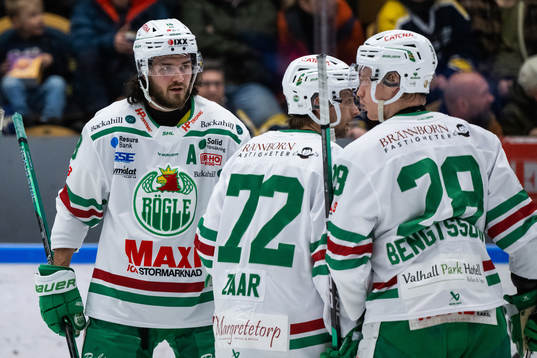 Rögles Dennis Everberg, Daniel Zaar och Anton Bengtsson