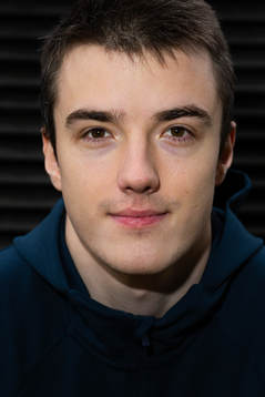 Jesper Hellström of the Swedish athletics team poses for a