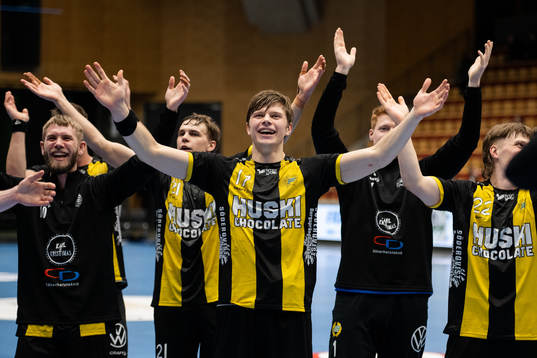 Hammarbys Ludvig Lindeberg jublar
