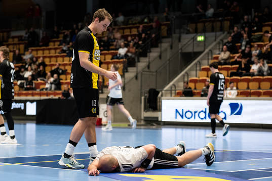 OV Helsingborgs Emil Andersson och Hammarbys Max Gugolz