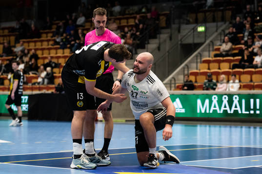 OV Helsingborgs Emil Andersson och Hammarbys Max Gugolz