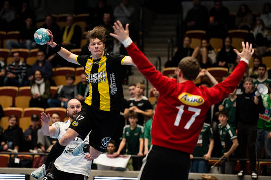 OV Helsingborgs målvakt Michael Andersson Hammarbys Ludvig