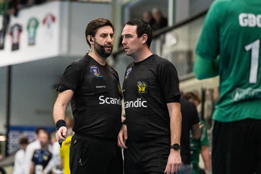 Domare Mirza Kurtagic och domare Mattias Wetterwik