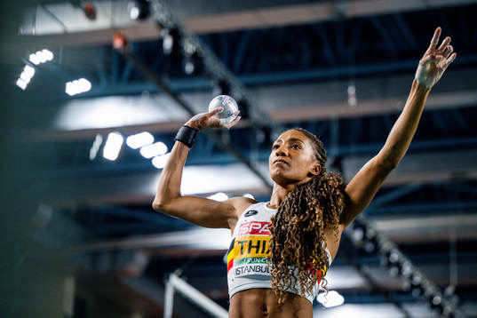 Nafissatou Thiam of Belgium