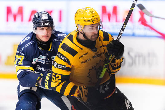 HV71s Herman Hansson och Skellefteås Arvid Lundberg
