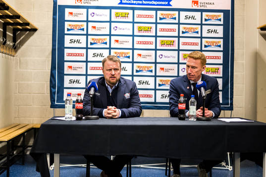 Linköpings tränare Klas Östman och Växjös tränare
