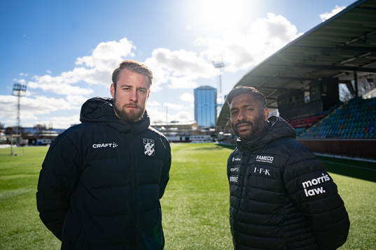 Tillfälliga huvudtränarna William Lundin och Alexander