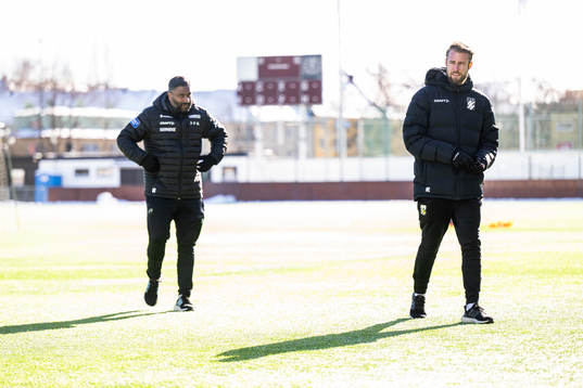 Tillfälliga huvudtränarna William Lundin och Alexander