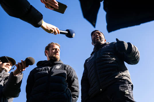 Tillfälliga huvudtränarna William Lundin och Alexander