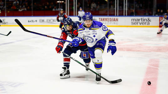 Linköpings Broc Little och Leksands Peter Cehlarik