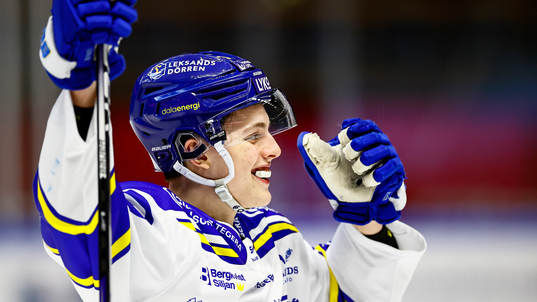 Leksands Anton Johansson jublar