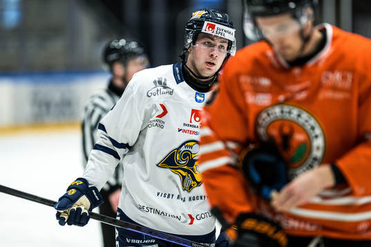 Visby Romas Adam Harrysson-Karlsson deppar